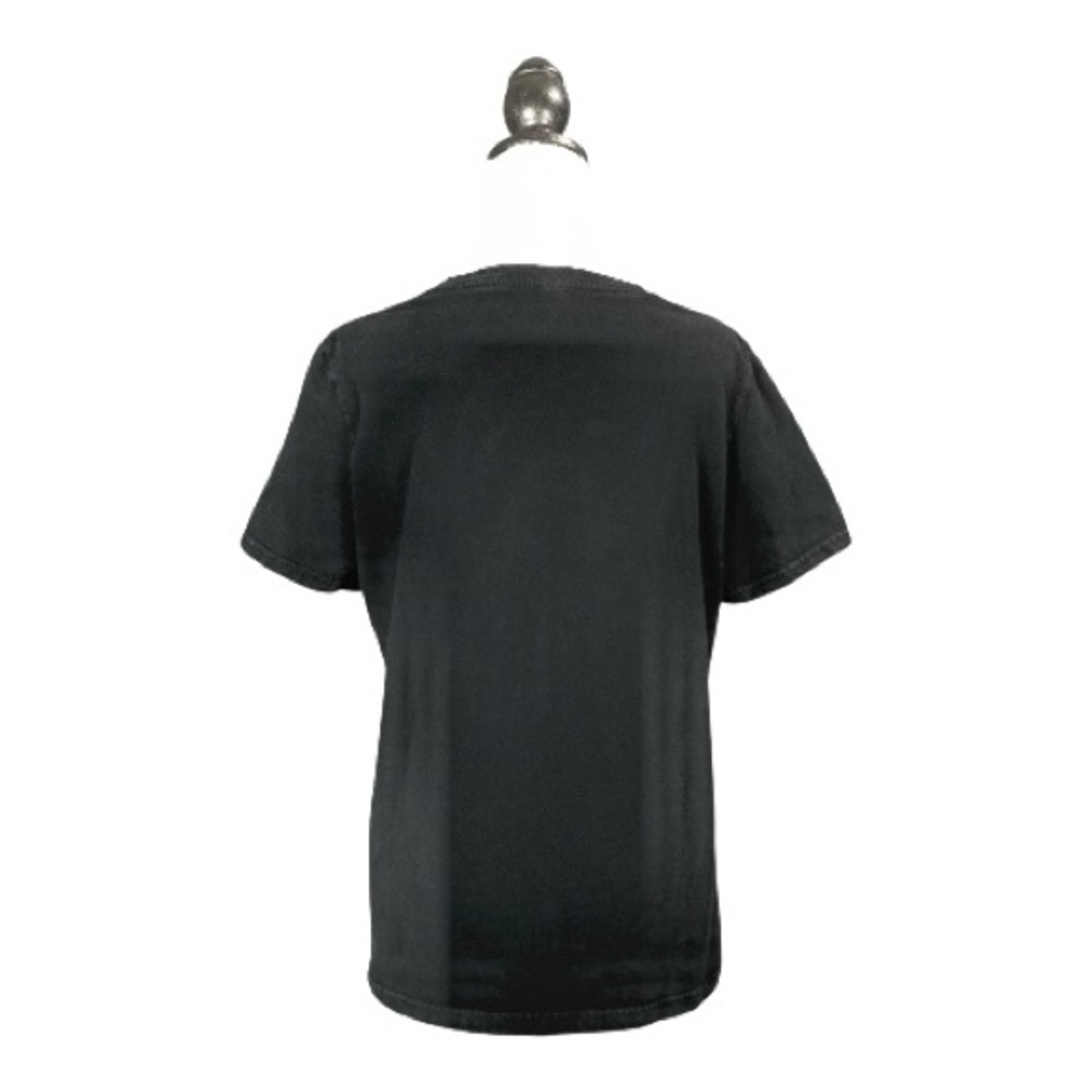 ChicYea Black & White Floral Skull Graphic Short Sleeve T-Shirt Size XL - Picture 3 of 8